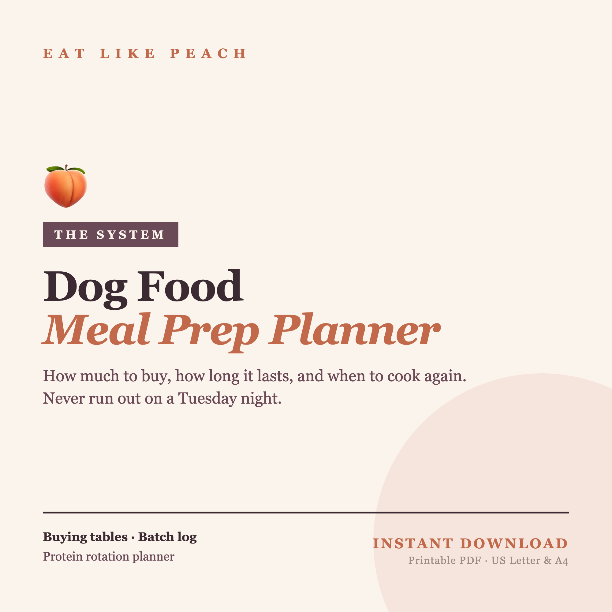 Meal Prep Planner cover