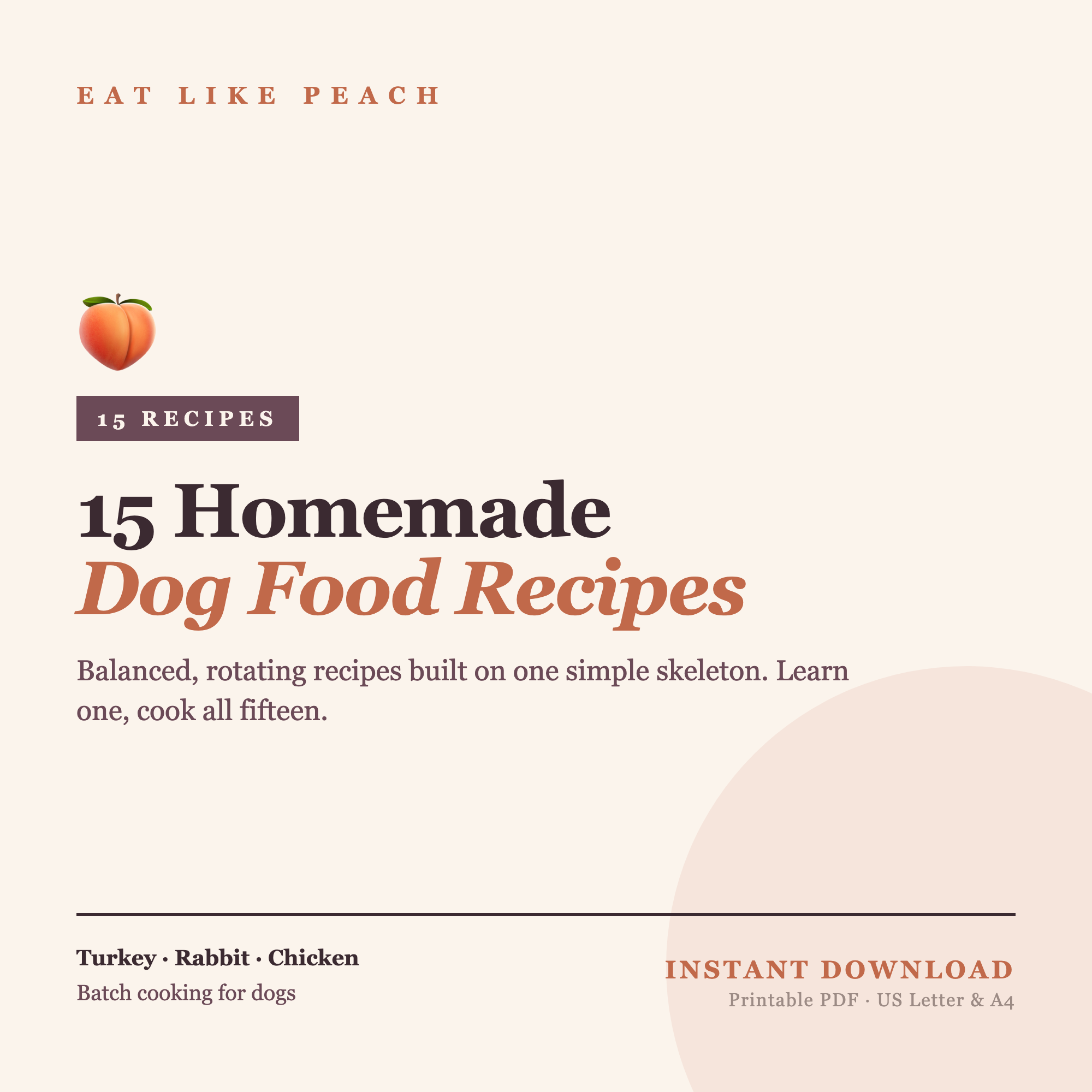 The 15 Recipe Pack cover